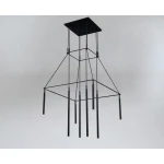 Lampa wisząca Shilo ALHA H 9010/G9/CZ/CZ czarna G9