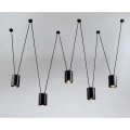 Lampa wisząca VIWIN 9023 czarna GU10