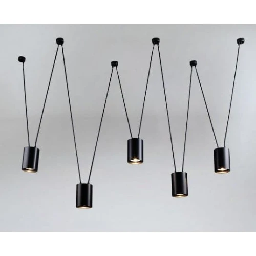 Lampa wisząca VIWIN 9023 czarna GU10