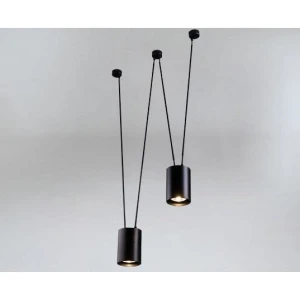 Lampa wisząca Shilo VIWIN 9021 czarna GU10