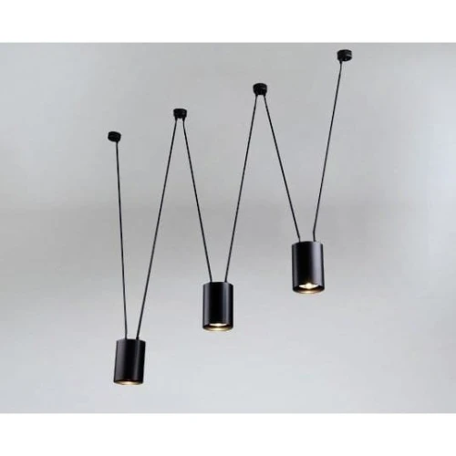 Lampa wisząca VIWIN 9022/GU10/CZ czarna GU10