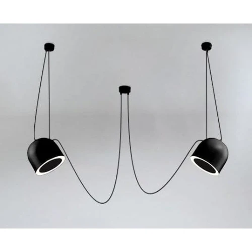 Lampa wisząca DOBO 9036 czarna 2xE14