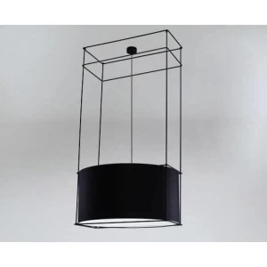 Lampa wisząca Shilo PAA 9031/E27/CZ/CZ czarna 1xE27