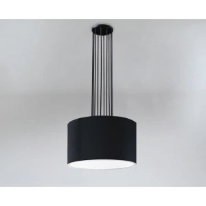 Lampa wisząca Shilo IHI 9042/E27/CZ/CZ czarna 1xE27