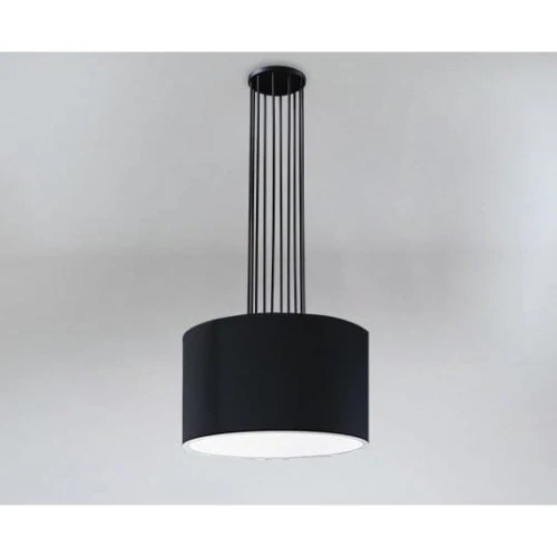 Lampa wisząca IHI 9042/E27/CZ/CZ czarna 1xE27