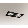 Oprawa podtynkowa KOMORO 3309 czarna ES111 GU10