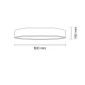 Plafon BUNGO czarny 1157 9xE27