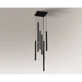 Lampa wisząca YABU 5530 czarna 8xMR11 wys.200cm