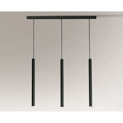 Lampa wisząca YABU 5527 czarna 3xMR11 wys.200cm