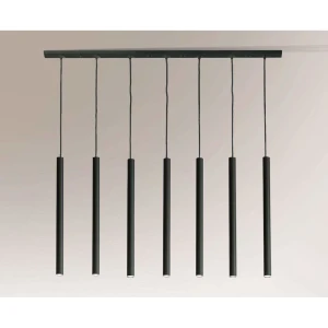 Lampa wisząca Shilo YABU 5529 czarna 7xMR11 wys.200cm