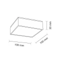 Plafon TOTTORI IL biały 7725 LED szer.10cm