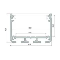 Lampa wisząca HAKODA BI taśma led 3014/204 16W 1953 biała LED wys.155cm