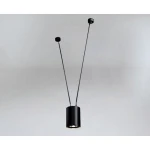 Lampa wisząca Shilo VIWIN 9020/GU10/CZ czarna GU10