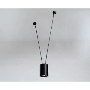 Lampa wisząca Shilo VIWIN 9020/GU10/CZ czarna GU10