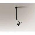 Lampa wisząca DAISEN 5623 czarna 1xLED wys.93cm