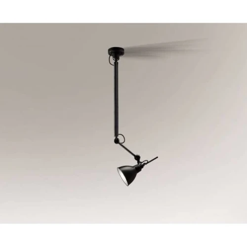 Lampa wisząca DAISEN 5623 czarna 1xLED wys.93cm