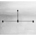 Lampa wisząca DAKATA 2 czarna GU10