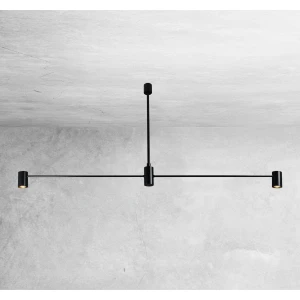 Lampa wisząca DAKATA 2 czarna GU10