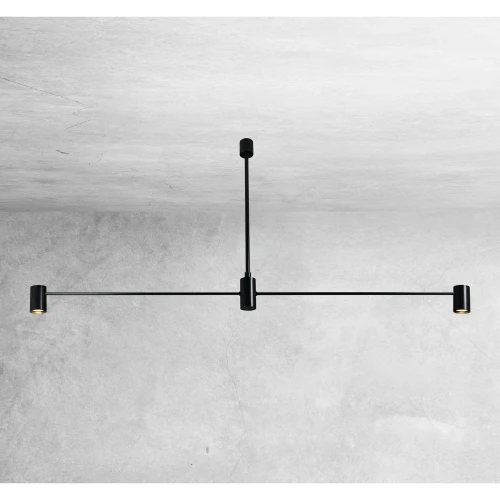 Lampa wisząca DAKATA 2 czarna GU10