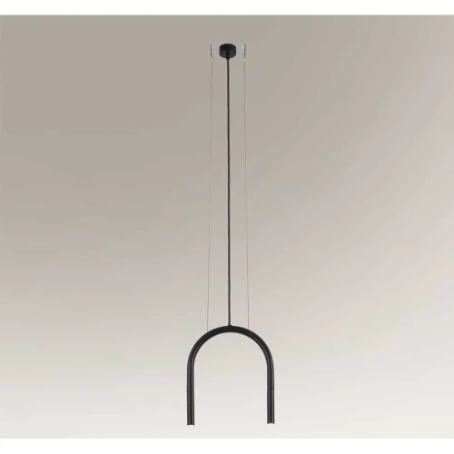 Lampa wisząca SUKOMO 7858 czarna 2xLED wys.185.5cm