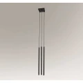Lampa wisząca KOSAME 7846 czarna 3xE27+LED wys.165cm