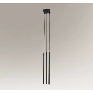 Lampa wisząca Shilo KOSAME 7846 czarna 3xE27+LED wys.165cm