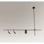 Lampa wisząca Shilo NAMASU 7862 czarna 3xGU10 wys.95cm
