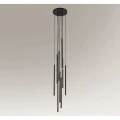 Lampa wisząca KOSAME 7856 czarna 8xG9 wys.200cm