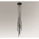 Lampa wisząca Shilo KOSAME 7856 czarna 8xG9 wys.200cm