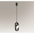 Lampa wisząca FUROKU 7936 czarna 1xLED wys.123cm