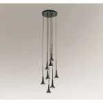 Lampa wisząca KANZAKI 7942 czarna 8xLED wys.200cm