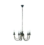 Lampa wisząca Nowodvorski ARES 205 czarna E14 wys.100cm
