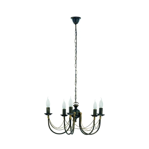 Lampa wisząca ARES 205 czarna E14 wys.100cm