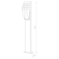 Lampa ogrodowa MISTRAL 3394 Nowodvorski Lighting