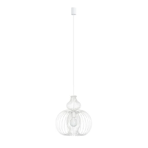 Lampa wisząca MEKNES 5297 biała E27 wys.160cm