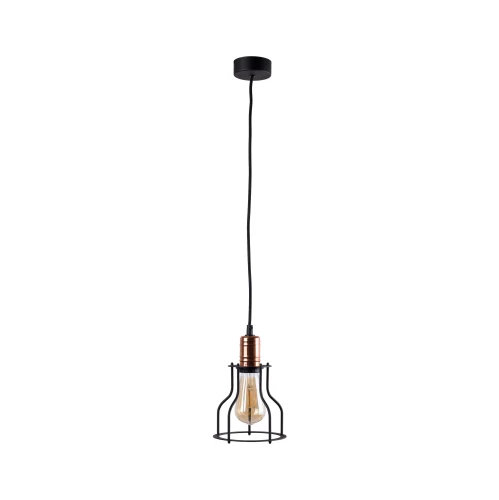 Lampa wisząca WORKSHOP B 6336 czarna E27 wys.150