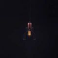 Lampa wisząca WORKSHOP B 6336 czarna E27 wys.150
