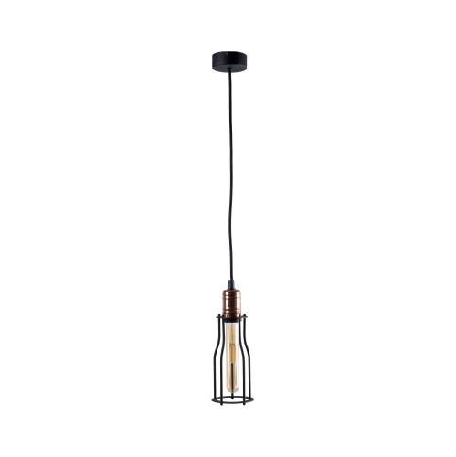 Lampa wisząca WORKSHOP A 6337 czarna E27 wys.150