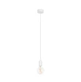 Lampa wisząca SILICONE 6403 biała E27 wys.90cm