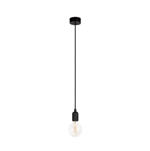 Lampa wisząca Nowodvorski SILICONE 6404 czarna wys.90cm