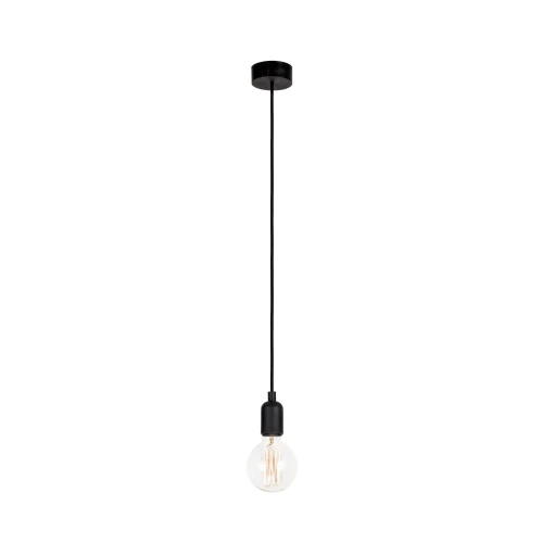 Lampa wisząca SILICONE 6404 czarna wys.90cm