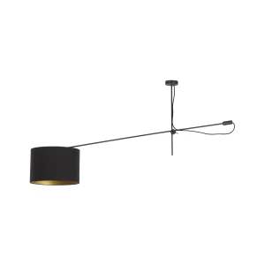 Lampa wisząca Nowodvorski VIPER 6641 czarna E27 wys.58-173cm