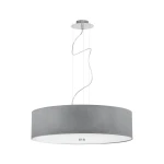 Lampa wisząca Nowodvorski VIVIANE 6773 szara E27 wys.108cm