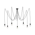 Lampa wisząca SPIDER 6785 czarna E27 wys.300cm