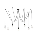 Lampa wisząca Nowodvorski SPIDER 6785 czarna E27 wys.300cm