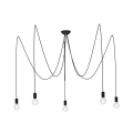 Lampa wisząca SPIDER 6788 czarna E27 wys.300cm