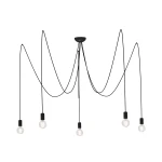 Lampa wisząca Nowodvorski SPIDER 6788 czarna E27 wys.300cm