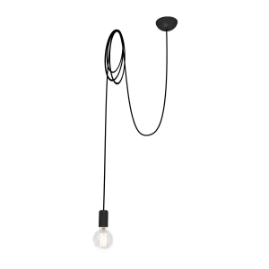 Lampa wisząca Nowodvorski SPIDER 6792 czarna E27 wys.300cm