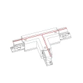 CTLS PWR T CONN LEFT 1 TL-1 8243 Nowodvorski Lighting