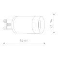 BULB LENS LED, G9, 3W 8447 Nowodvorski Lighting